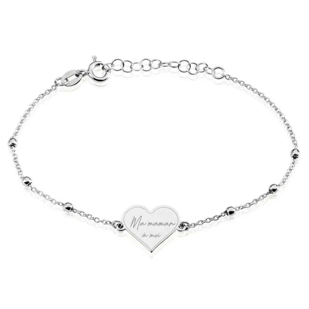Histoire d'Or Bracelet Argent Blanc Valerien Hot