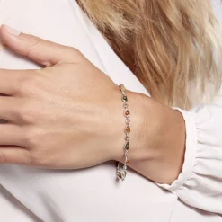 Histoire d'Or Bracelet Argent Blanc Weronika Ambre Discount