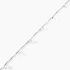 Histoire d'Or Bracelet Argent Collie Argent Blanc Oxyde Hot