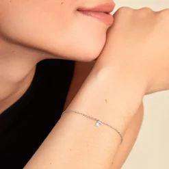 Histoire d'Or Bracelet Argent Constantin argent blanc oxyde Outlet