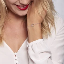 Histoire d'Or Bracelet Argent Giustino Oxydes De Zirconium New