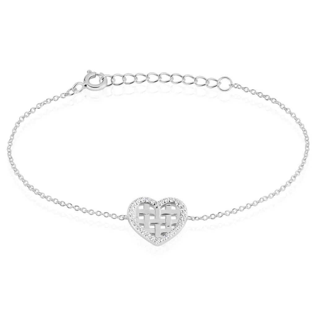Histoire d'Or Bracelet Argent Helenius Oxydes De Zirconium Sale