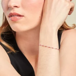 Histoire d'Or Bracelet Argent Polka argent blanc Online