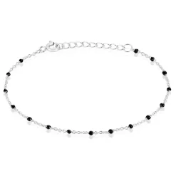 Histoire d'Or Bracelet Argent Polka argent blanc New