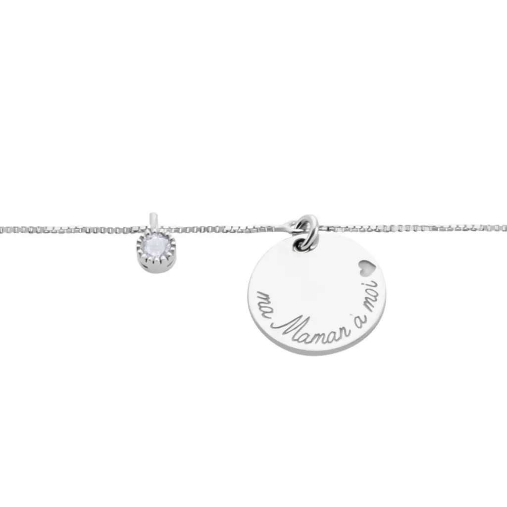 Histoire d'Or Bracelet Argent Raimbaut Oxyde De Zirconium Sale