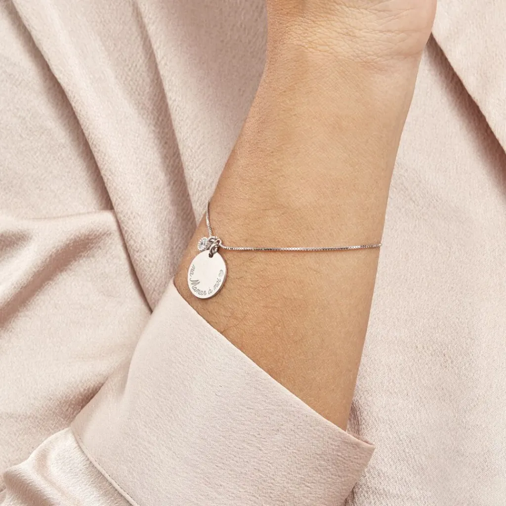 Histoire d'Or Bracelet Argent Raimbaut Oxyde De Zirconium Sale