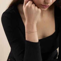 Histoire d'Or Bracelet Lev argent rose