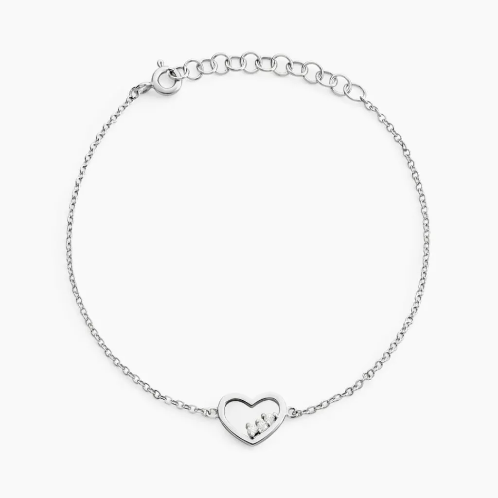 Histoire d'Or Bracelet Argent Shelan Oxydes De Zirconium Clearance
