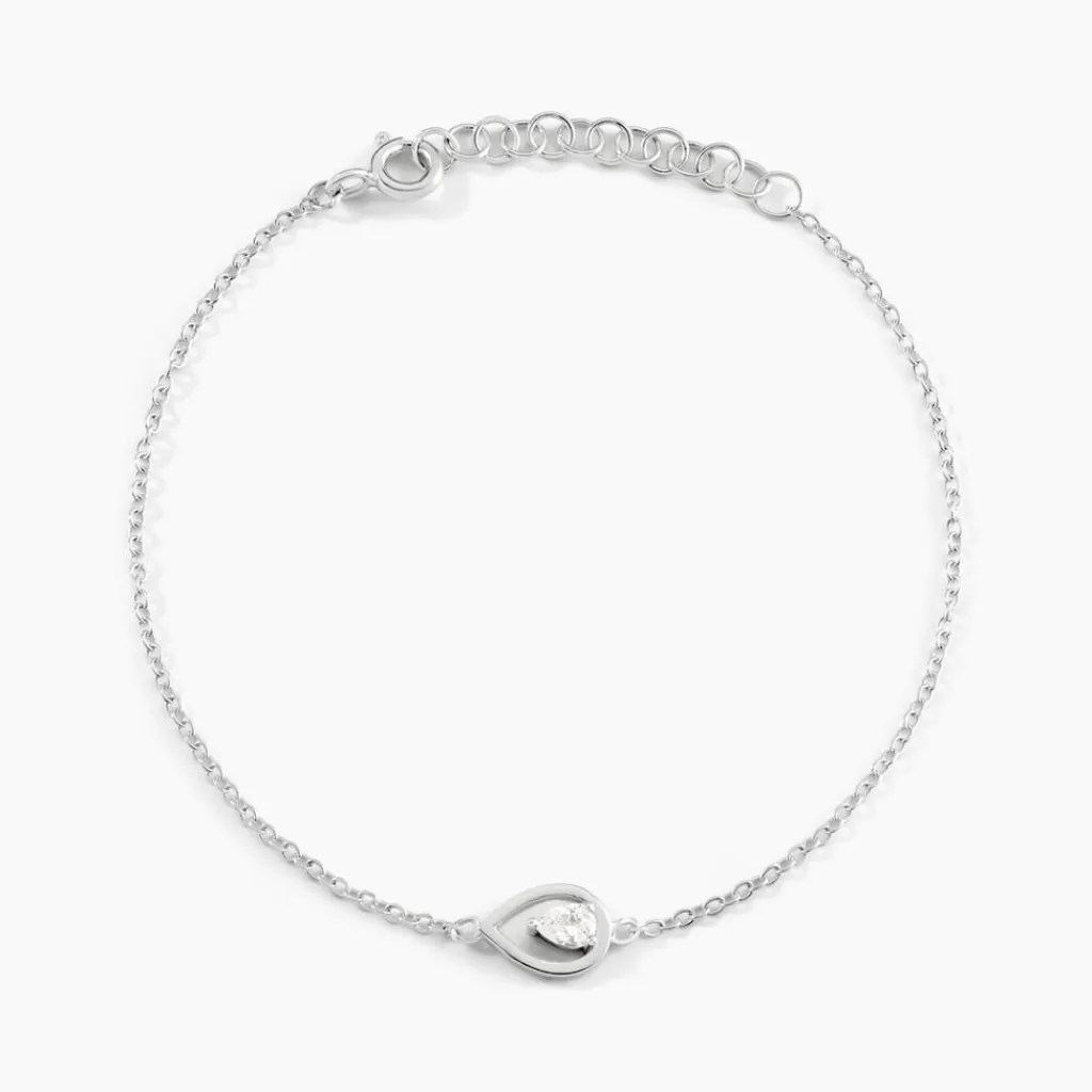 Histoire d'Or Bracelet Argent Temusio Oxydes De Zirconium Best