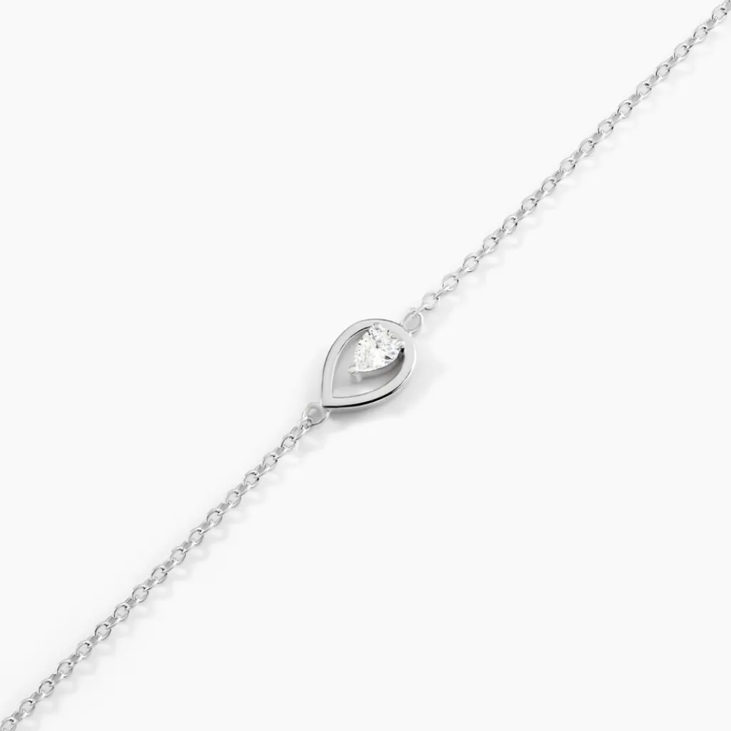 Histoire d'Or Bracelet Argent Temusio Oxydes De Zirconium Best