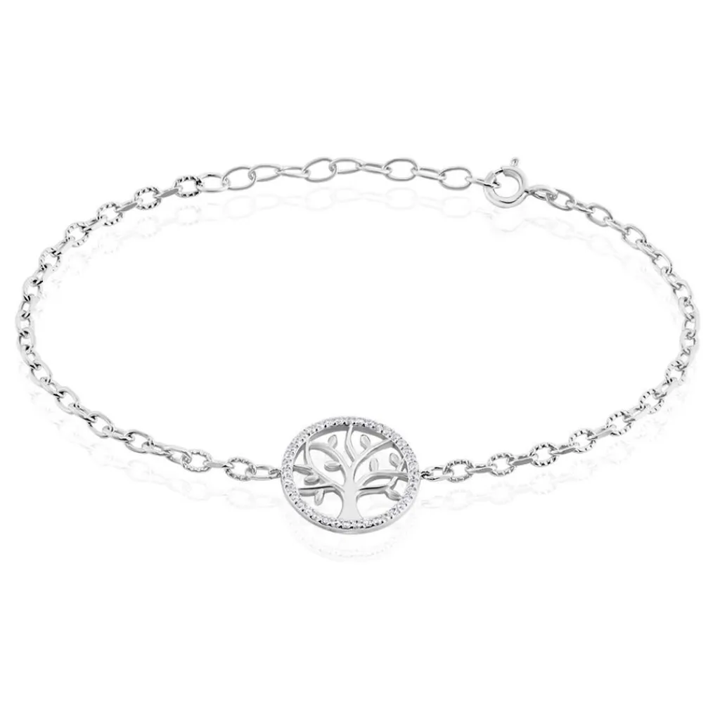 Histoire d'Or Bracelet Argent Urcisse Oxydes De Zirconium Sale