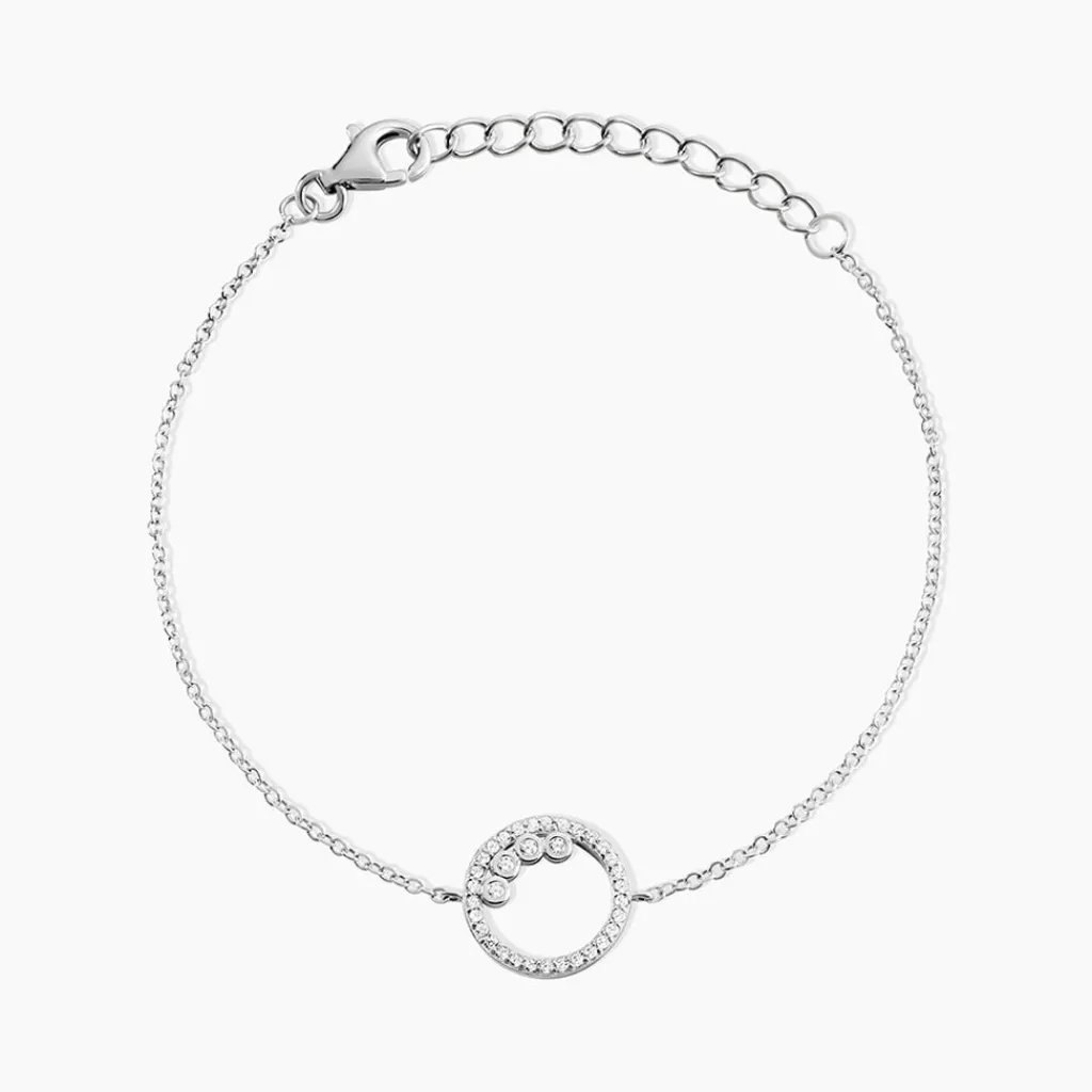 Histoire d'Or Bracelet Argent Ursine Oxydes De Zirconium New