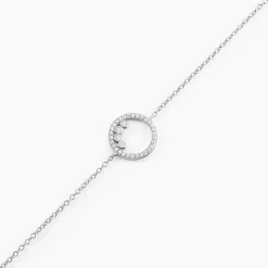 Histoire d'Or Bracelet Argent Ursine Oxydes De Zirconium New