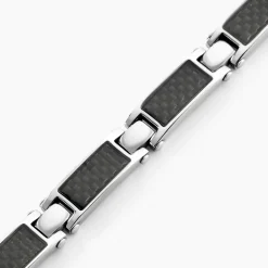 Histoire d'Or Bracelet Arnaud Acier Blanc Outlet