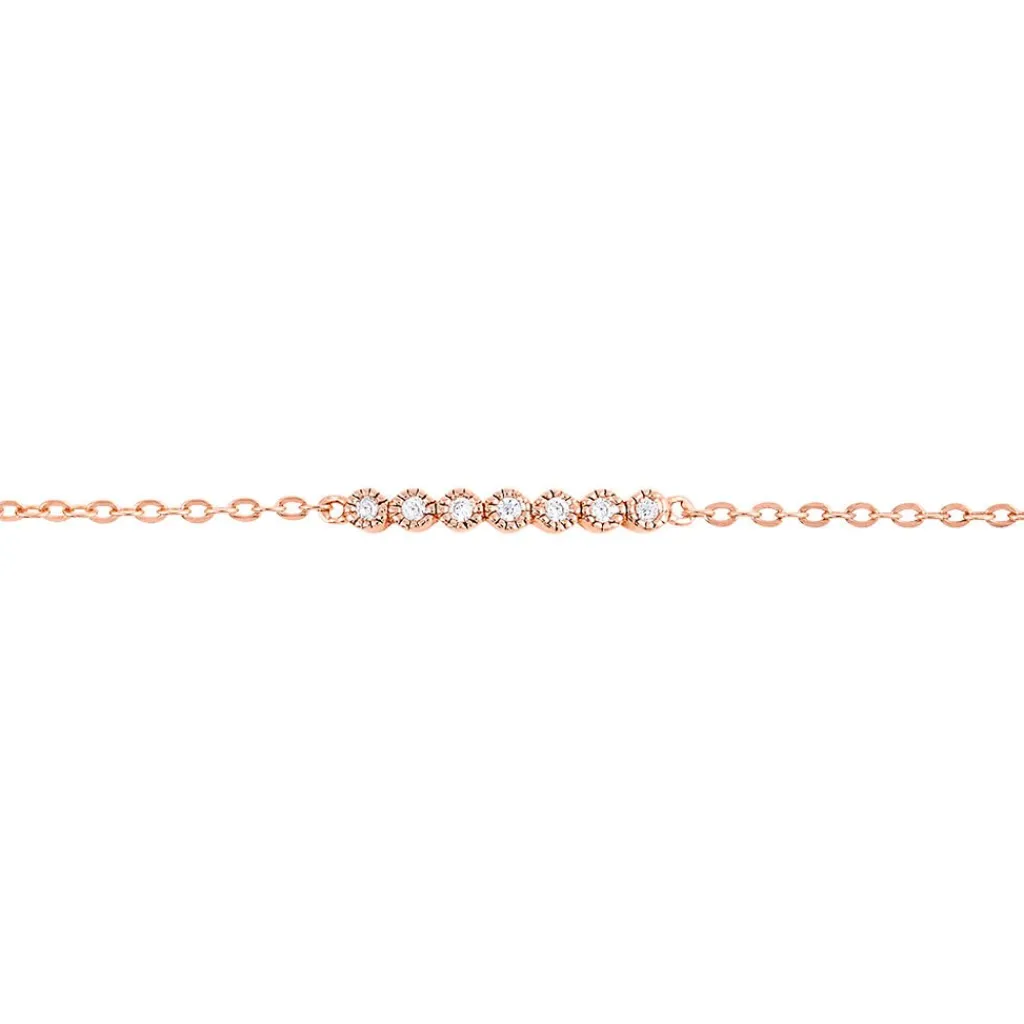 Histoire d'Or Bracelet Aryles De Zirconium argent rose oxyde Best