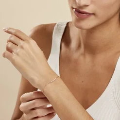 Histoire d'Or Bracelet Aryles De Zirconium argent rose oxyde Best