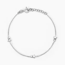 Histoire d'Or Bracelet Astria Argent Blanc Discount