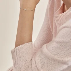 Histoire d'Or Bracelet Astria Argent Blanc Discount