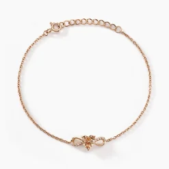 Histoire d'Or Bracelet Atieno Argent Rose Oxyde De Zirconium argent rose oxyde champagne Hot