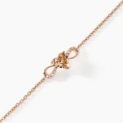 Histoire d'Or Bracelet Atieno Argent Rose Oxyde De Zirconium argent rose oxyde champagne Hot