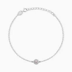 Histoire d'Or Bracelet Auxana Argent Blanc Oxyde De Zirconium argent blanc oxyde rose
