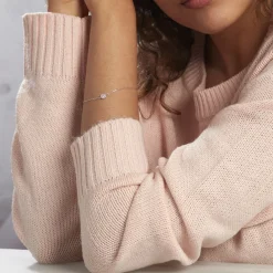 Histoire d'Or Bracelet Auxana Argent Blanc Oxyde De Zirconium argent blanc oxyde rose
