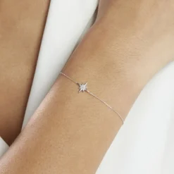 Histoire d'Or Bracelet Aveline Or Blanc Diamant Sale