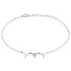 Histoire d'Or Bracelet Bartoumieu Argent Blanc Oxyde De Zirconium Clearance