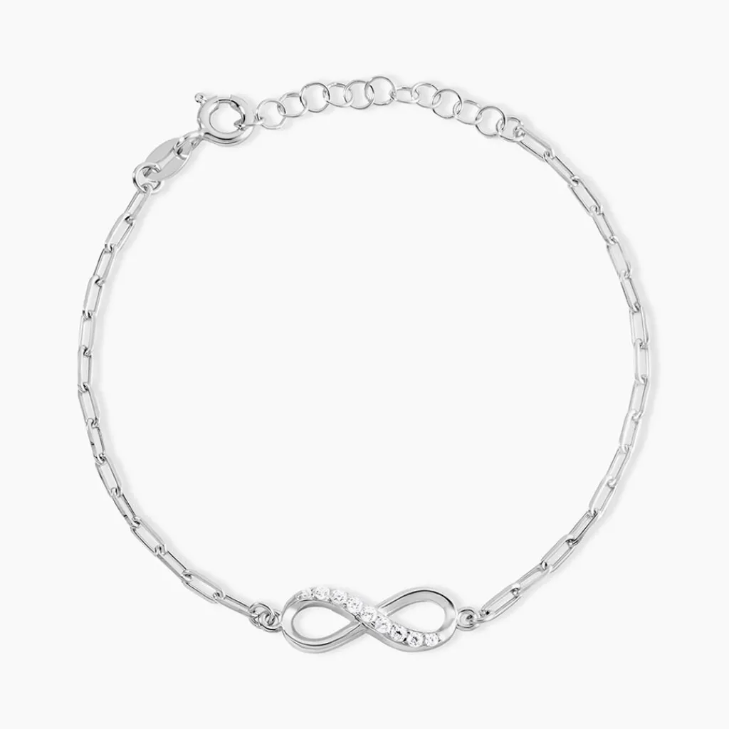 Histoire d'Or Bracelet Bastin Argent Blanc Oxyde De Zirconium Outlet