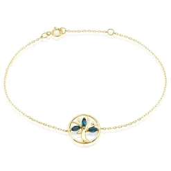 Histoire d'Or Bracelet Baylee Or Jaune Topaze Outlet