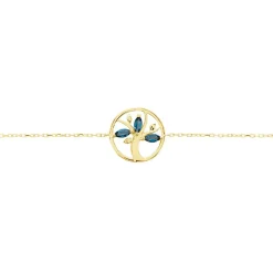 Histoire d'Or Bracelet Baylee Or Jaune Topaze Outlet