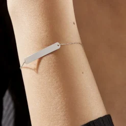 Histoire d'Or Bracelet Beavis Or Blanc Best