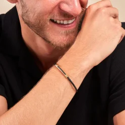 Histoire d'Or Bracelet Bellagio Acier Bicolore Oxyde De Zirconium Sale