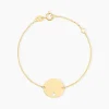 Histoire d'Or Bracelet Benedicte Message Or Jaune Discount