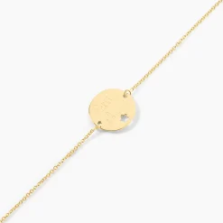 Histoire d'Or Bracelet Benedicte Message Or Jaune Discount