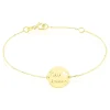 Histoire d'Or Bracelet Benedicte Message Or Jaune Discount