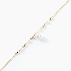 Histoire d'Or Bracelet Bindy Or Jaune Perle De Culture New