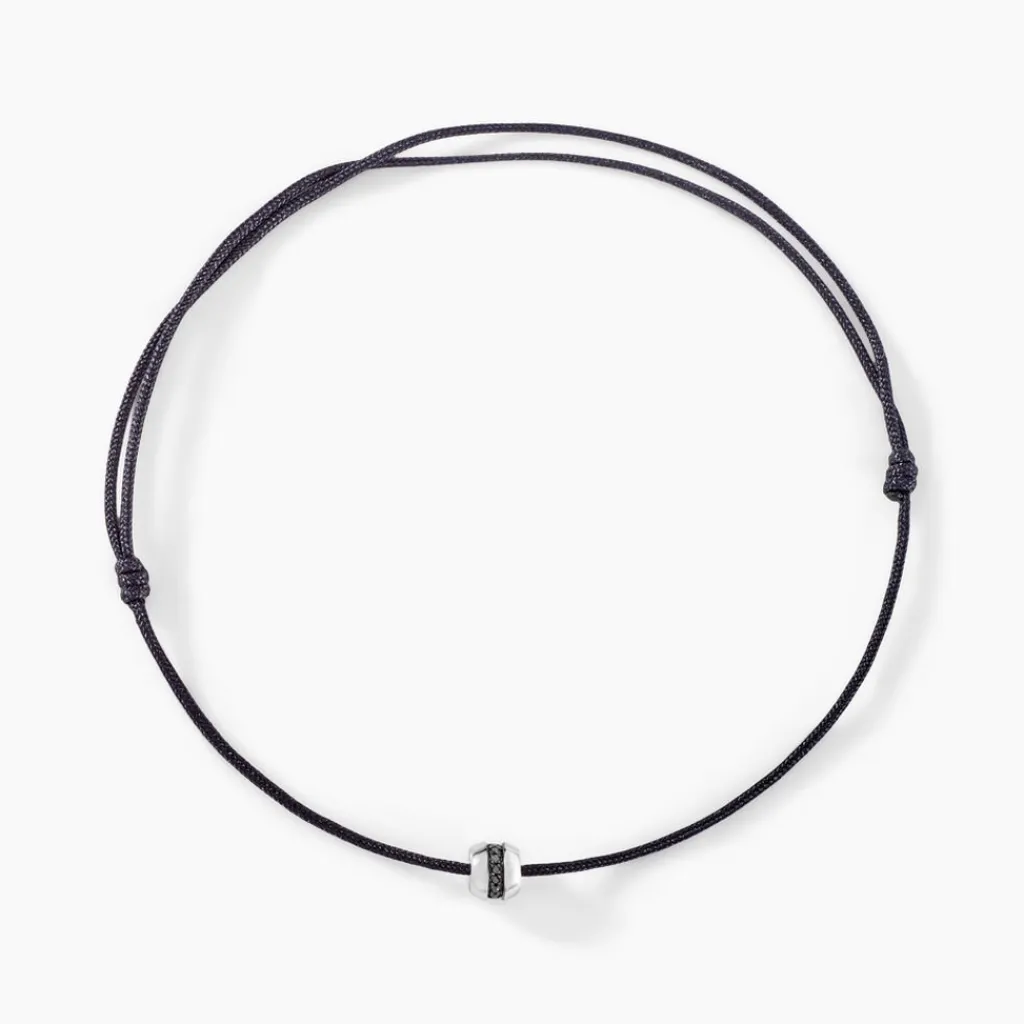 Histoire d'Or Bracelet Black Diamond Or Blanc Diamant Noirs