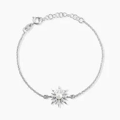 Histoire d'Or Bracelet Blanca Argent Blanc Perle De Culture