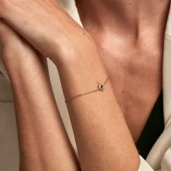 Histoire d'Or Bracelet Bobbie Plaqué Or Jaune Oxyde De Zirconium Discount