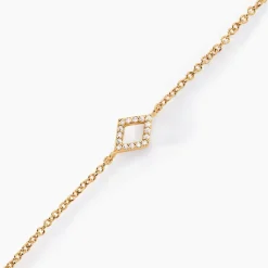 Histoire d'Or Bracelet Brody Plaqué Or Jaune Oxydes De Zirconium