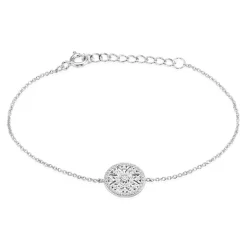 Histoire d'Or Bracelet Brunilda Argent Blanc Oxyde De Zirconium Outlet