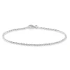 Histoire d'Or Bracelet Cacilda Maille Corde Argent Blanc New