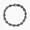 Histoire d'Or Bracelet Cadia Antique Acier Noir