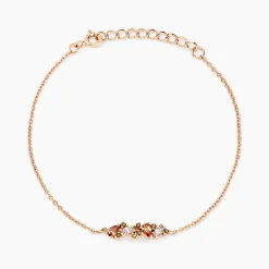 Histoire d'Or Bracelet Camelia Argent Rose Oxyde De Zirconium argent rose oxyde champagne Online