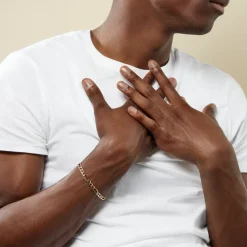 Histoire d'Or Bracelet Cameo Alternee 1/3 or jaune Outlet