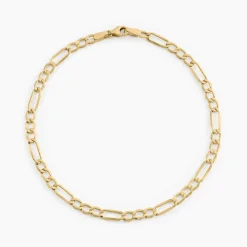 Histoire d'Or Bracelet Cameo Maille Alternée 1/3 or jaune Sale