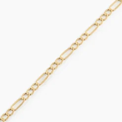 Histoire d'Or Bracelet Cameo Maille Alternée 1/3 or jaune Sale