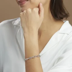 Histoire d'Or Bracelet Camiorica Argent Blanc Outlet