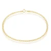 Histoire d'Or Bracelet Capucin Or Jaune Maille Marine Plate Online